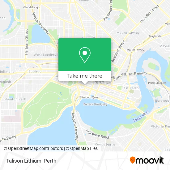 Talison Lithium map