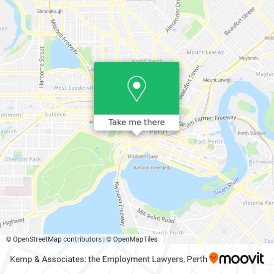 Kemp & Associates: the Employment Lawyers map
