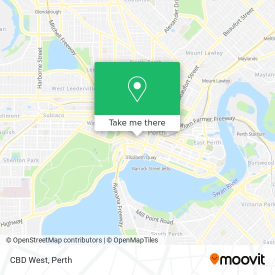 CBD West map