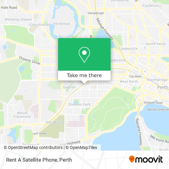 Rent A Satellite Phone map