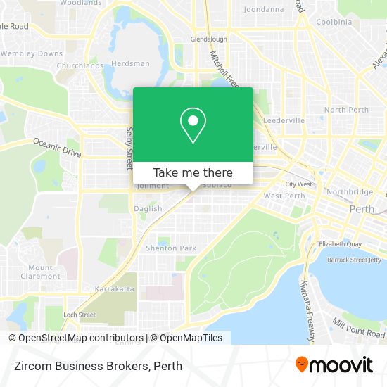 Zircom Business Brokers map