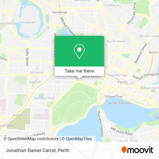 Mapa Jonathan Daniel Carrol