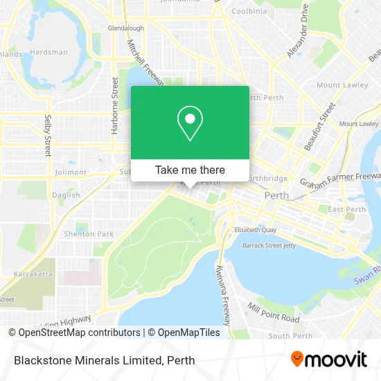 Mapa Blackstone Minerals Limited