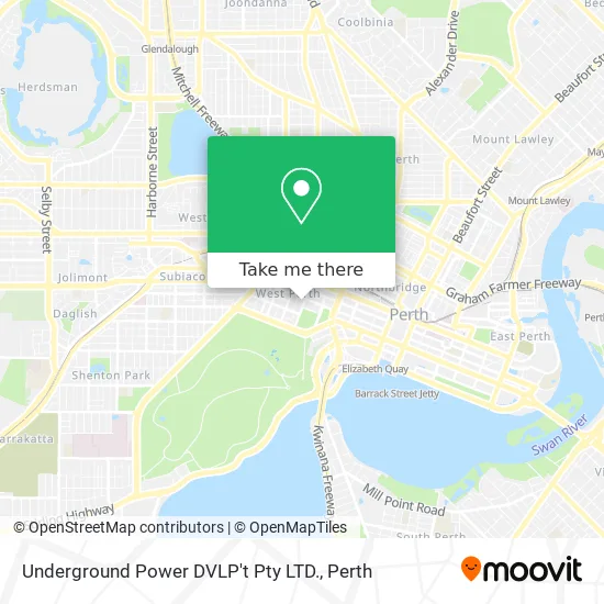 Underground Power DVLP't Pty LTD. map