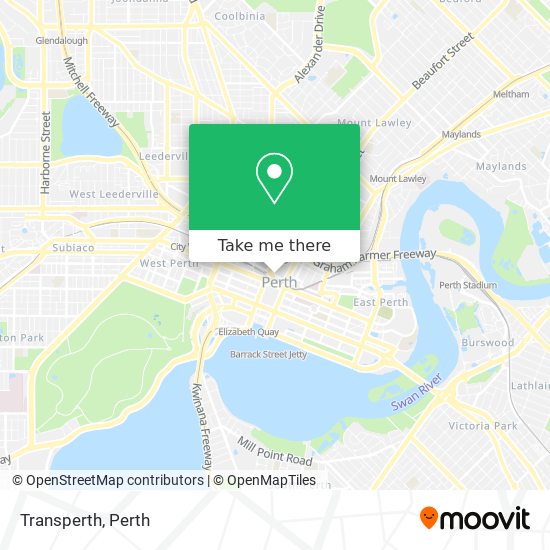 Transperth map