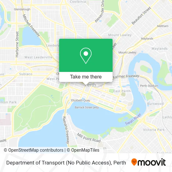 Mapa Department of Transport (No Public Access)