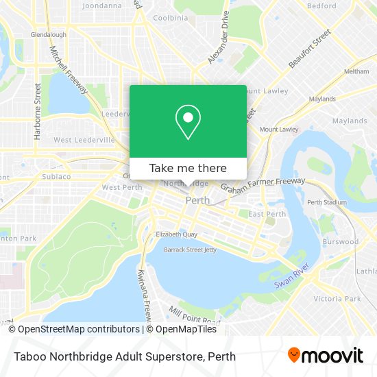 Taboo Northbridge Adult Superstore map