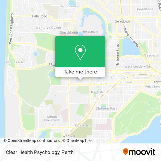 Mapa Clear Health Psychology