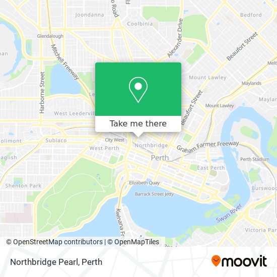 Mapa Northbridge Pearl