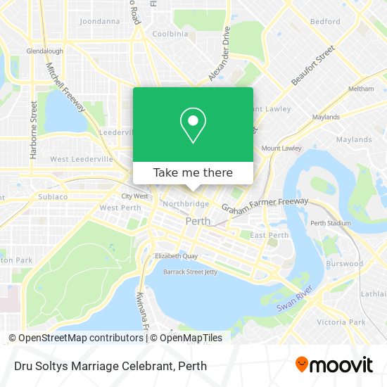 Dru Soltys Marriage Celebrant map