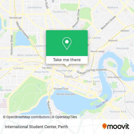International Student Center map