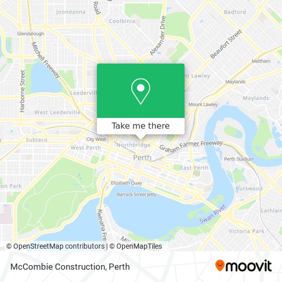 McCombie Construction map