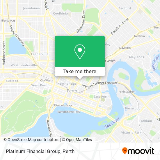 Platinum Financial Group map