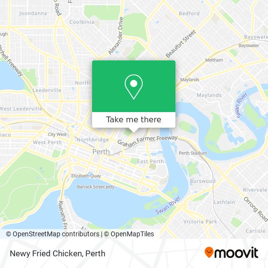 Newy Fried Chicken map