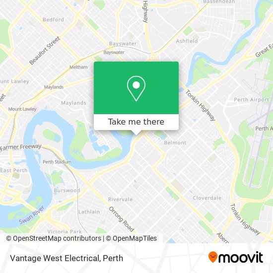 Vantage West Electrical map