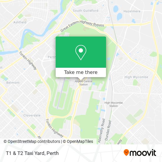 T1 & T2 Taxi Yard map