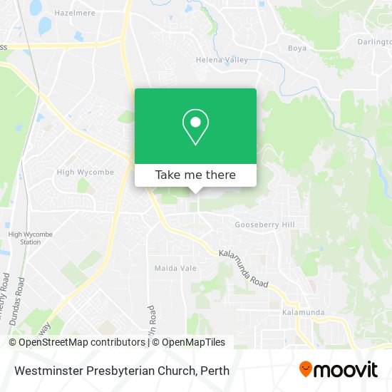 Westminster Presbyterian Church map