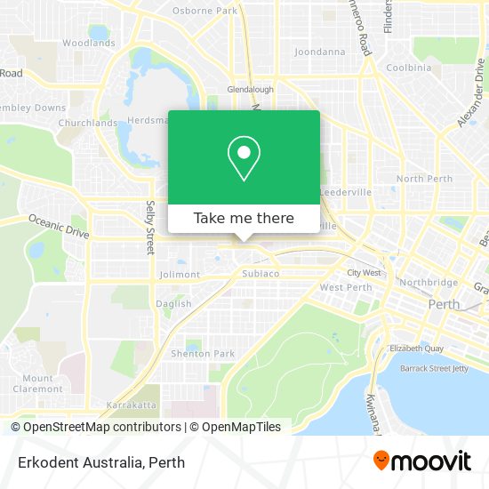 Erkodent Australia map