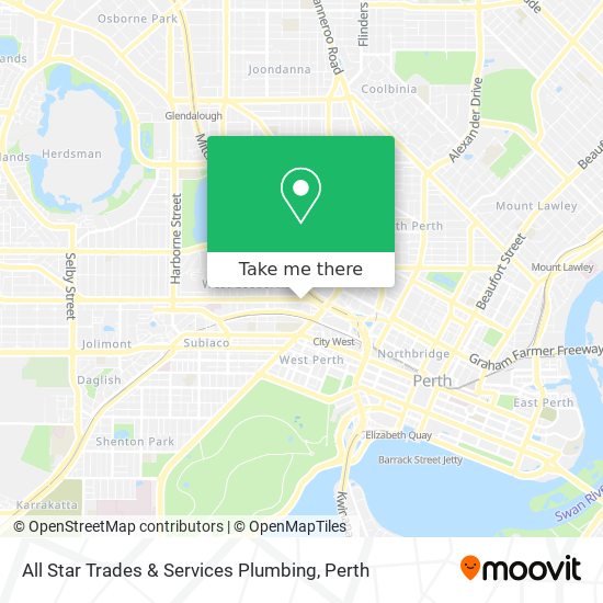All Star Trades & Services Plumbing map