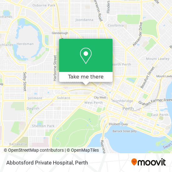 Abbotsford Private Hospital map