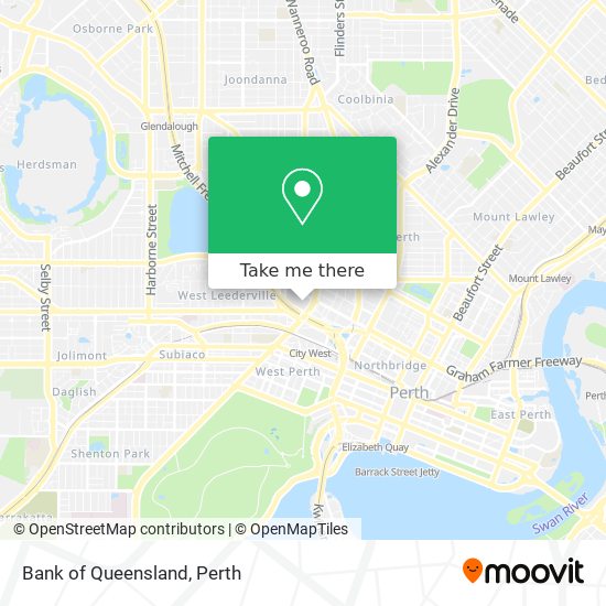 Bank of Queensland map