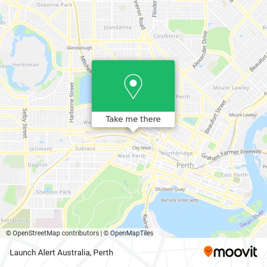 Launch Alert Australia map