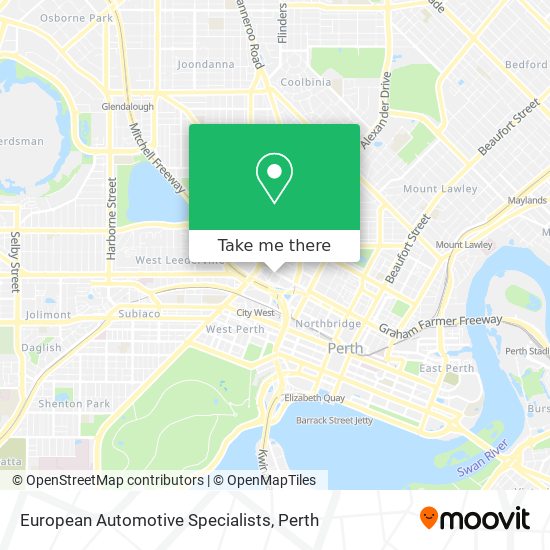 Mapa European Automotive Specialists