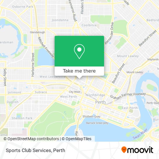 Sports Club Services map