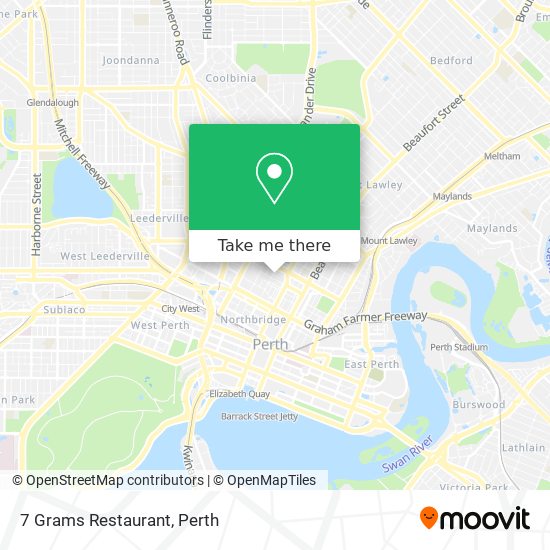 7 Grams Restaurant map