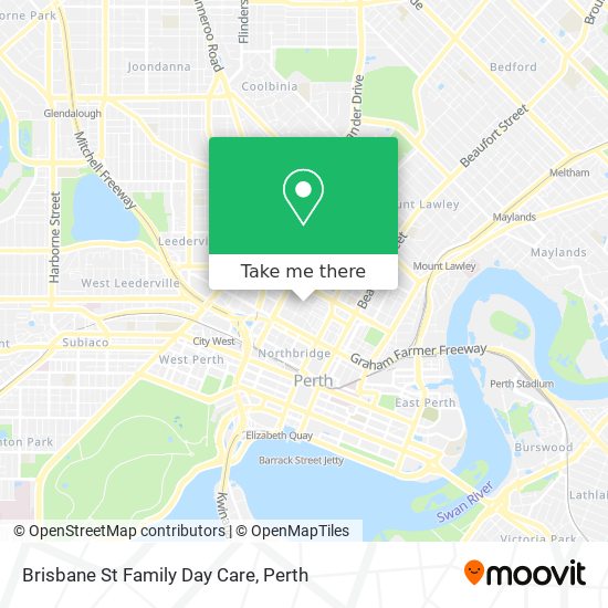 Brisbane St Family Day Care map