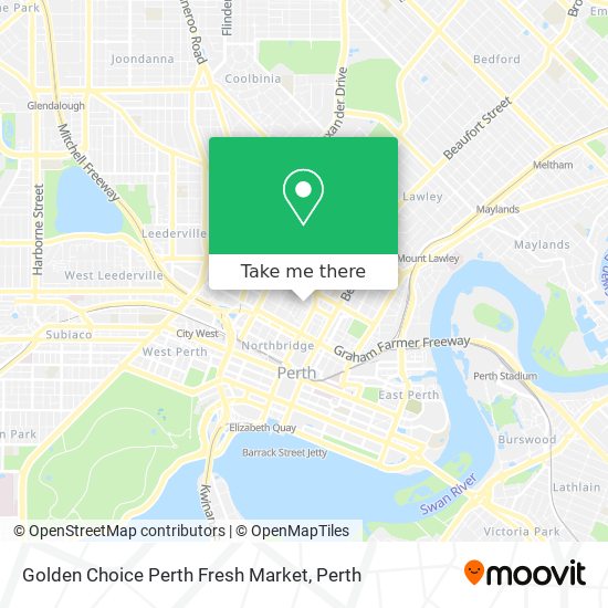 Golden Choice Perth Fresh Market map