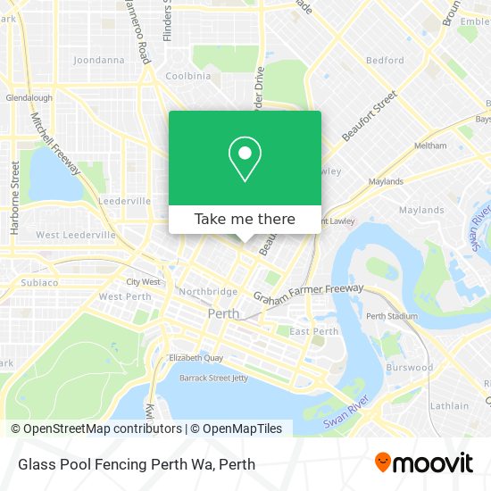 Mapa Glass Pool Fencing Perth Wa