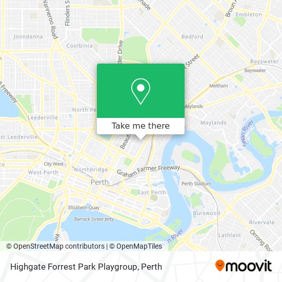 Highgate Forrest Park Playgroup map