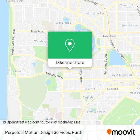 Perpetual Motion Design Services map