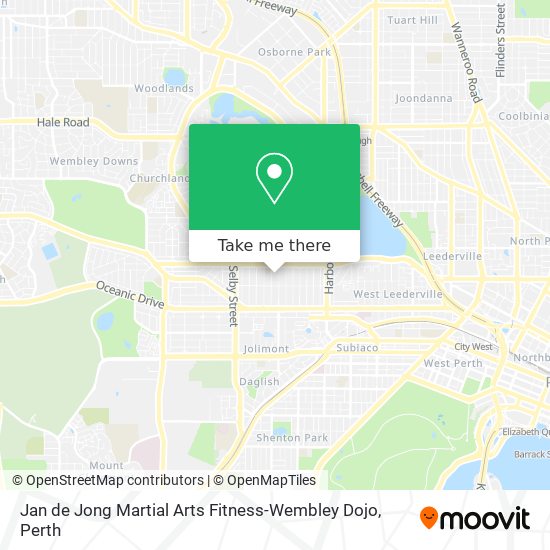 Jan de Jong Martial Arts Fitness-Wembley Dojo map