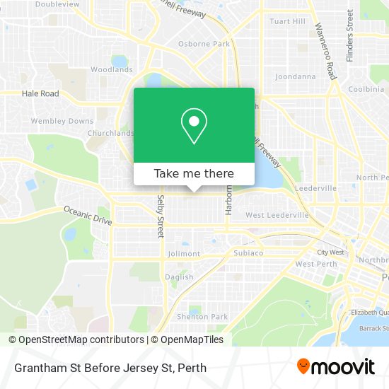Grantham St Before Jersey St map