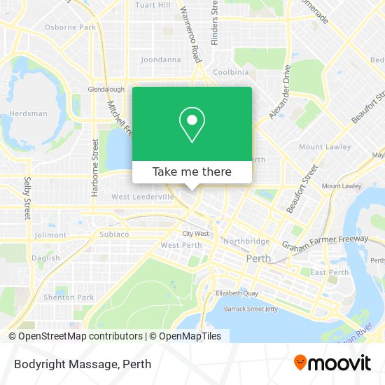 Bodyright Massage map