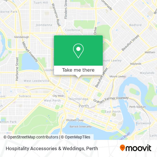 Hospitality Accessories & Weddings map