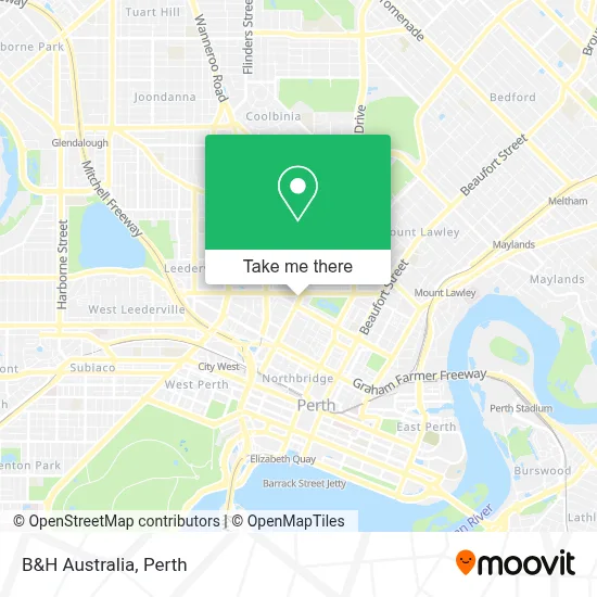 Mapa B&H Australia
