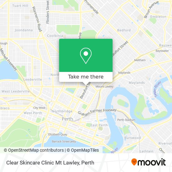 Mapa Clear Skincare Clinic Mt Lawley