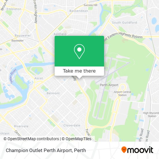 Champion Outlet Perth Airport map