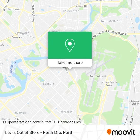 Mapa Levi's Outlet Store - Perth Dfo