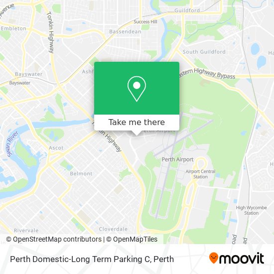 Perth Domestic-Long Term Parking C map