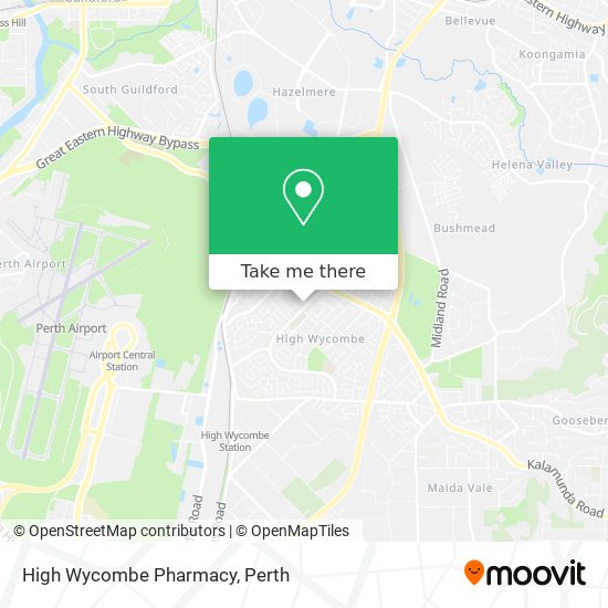 High Wycombe Pharmacy map