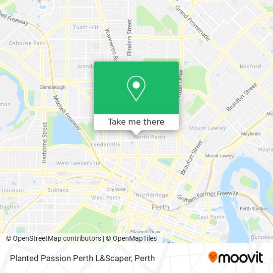 Planted Passion Perth L&Scaper map