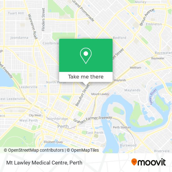 Mapa Mt Lawley Medical Centre