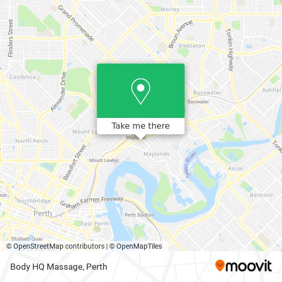 Body HQ Massage map