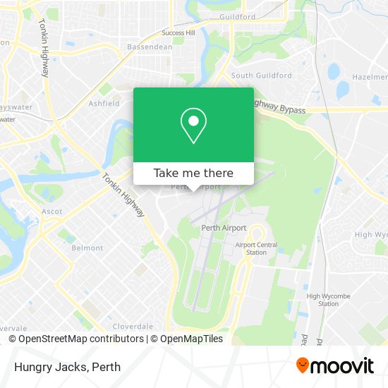 Hungry Jacks map