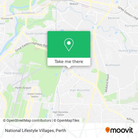 National Lifestyle Villages map