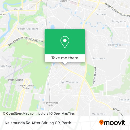 Mapa Kalamunda Rd After Stirling CR